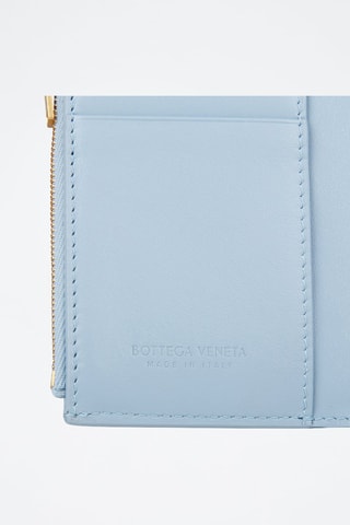 Leren Portefeuille - Lichtblauw