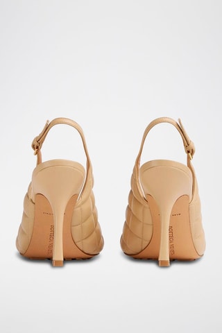 Leren Sandalen met Hak - Beige - Bottega Veneta