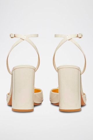 Leren Sandalen met Hak Garavani - Wit - Valentino