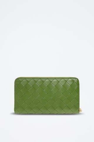 Leren Portefeuille - Groen - Bottega Veneta