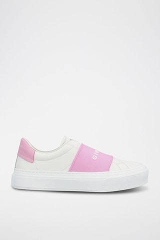 Leren Slip-ons City Sport - Wit en Roze - Givenchy