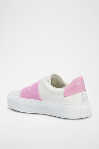 Leren Slip-ons City Sport - Wit en Roze - Givenchy