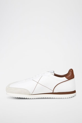 Sneakers em couro Stud Around - Branco - Valentino