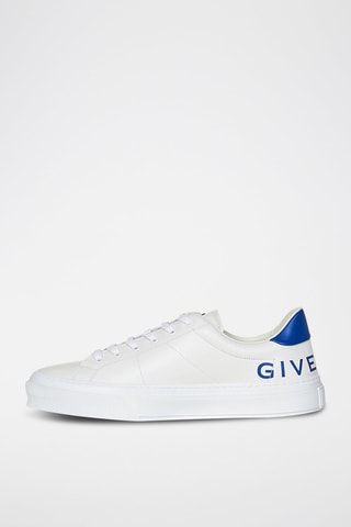 Leren Sneakers City Sport - Koningsblauw en Wit - Givenchy
