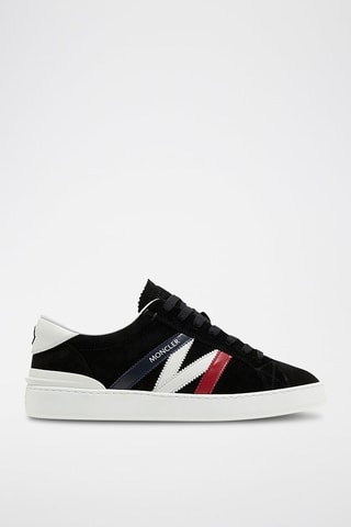 Leren Hoge Sneakers Monaco - Zwart - Moncler