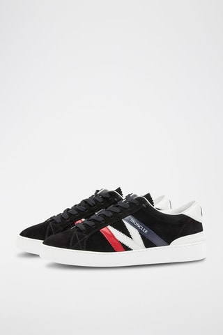 Leren Hoge Sneakers Monaco - Zwart - Moncler
