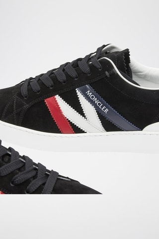 Leren Hoge Sneakers Monaco - Zwart - Moncler