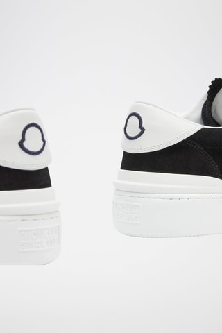Leren Hoge Sneakers Monaco - Zwart - Moncler