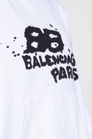 Sweater met Capuchon - Wit - Balenciaga