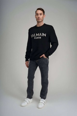 Wollen Sweater - Zwart - Balmain