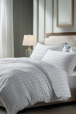 2 Katoensatijnen Kussenslopen Caroline- Wit