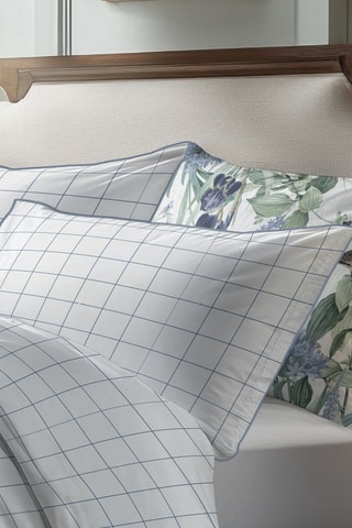 2 Katoensatijnen Kussenslopen Caroline- Wit