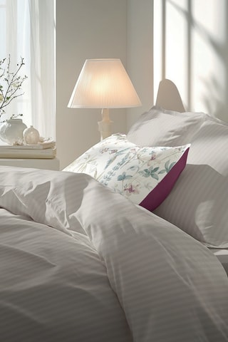 2 Katoensatijnen Kussenslopen Dobby - Taupe