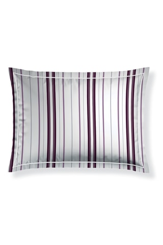 2 Katoensatijnen Kussenslopen Lucia - Lichtpaars