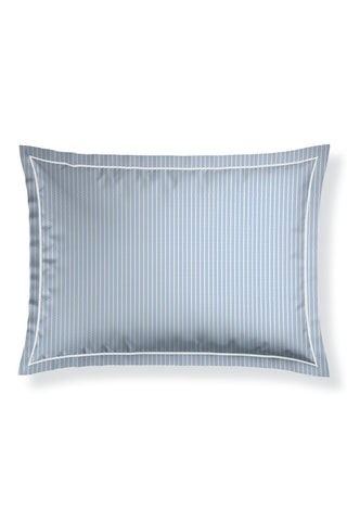 2 Perkalkatoenen Kussenslopen Aix Marseille - Hemelsblauw