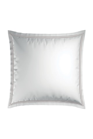 2 taies d'oreiller en satin de coton Cannes - Blanc