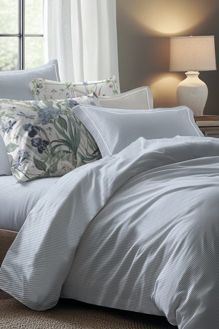 Perkalkatoenen Rolkussensloop Aix Marseille - Hemelsblauw