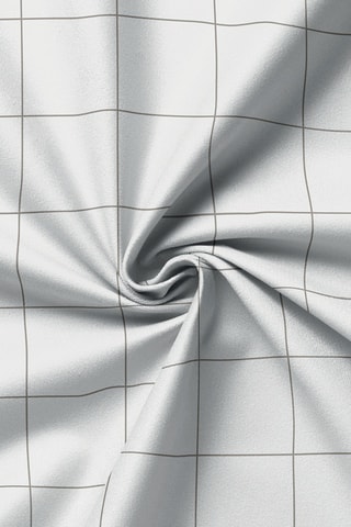 Katoensatijnen Rolkussensloop Caroline - Wit