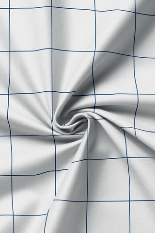 Katoensatijnen Rolkussensloop Caroline - Wit