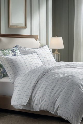 Katoensatijnen Rolkussensloop Caroline - Wit