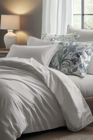 Drap-housse en satin de coton - Taupe