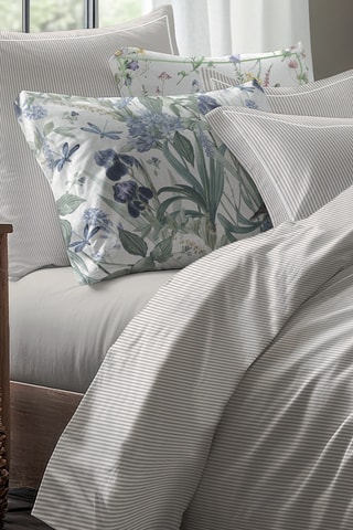 Drap-housse en satin de coton - Taupe