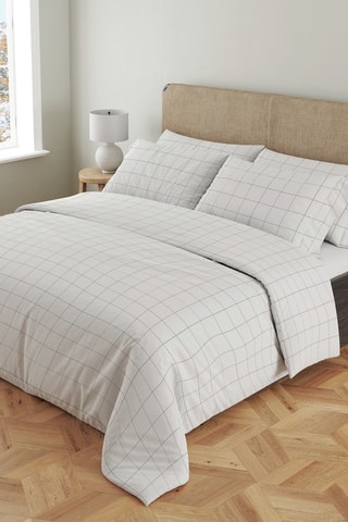 Drap-housse en satin de coton - Blanc