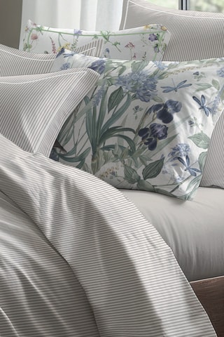 Drap-housse en satin de coton - Taupe