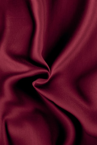 Katoensatijnen Laken - Bordeauxrood