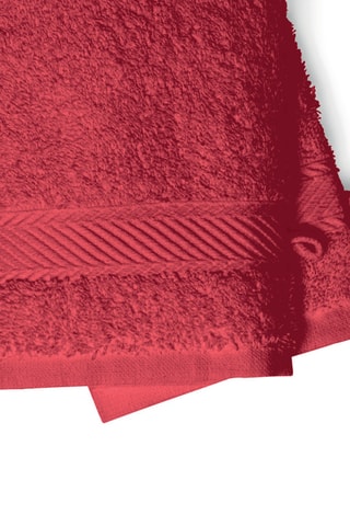 2 Washandjes Nuage - Rood