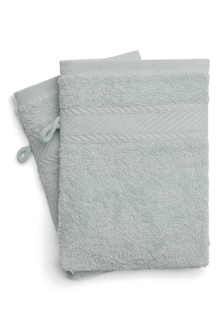 2 Washandjes Nuage - Mintgroen