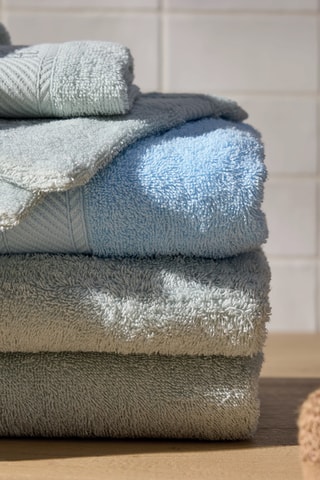 2 Gastendoekjes Nuage - Grijs - 50 x 100 cm