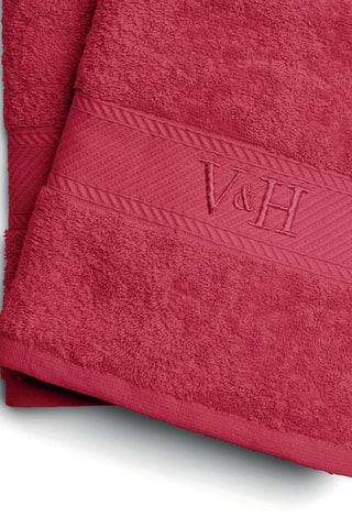 2 Gastendoekjes Nuage - Roze - 50 x 100 cm