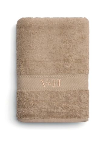 Badlaken Nuage - Taupe - 100 x 150 cm