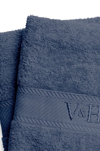 2 Badlakens Nuage - Blauw - 70 x 140 cm