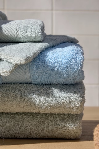 2 Badlakens Nuage - Blauw - 70 x 140 cm