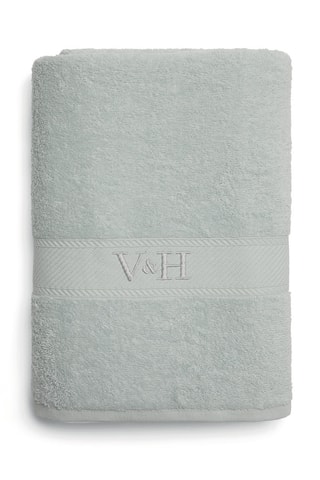 Handdoek en Badlaken Nuage - Mintgroen - 50 x 100 cm en 70 x 140 cm