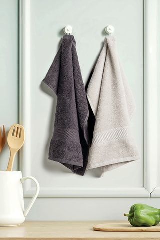 2 essuies-mains Nuage - Sable