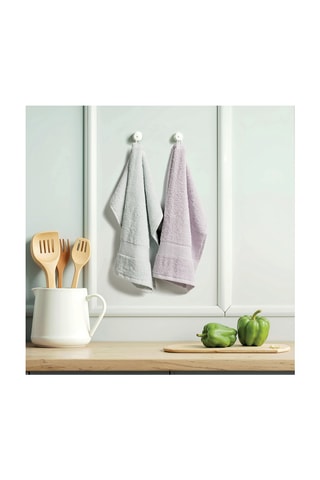 2 essuies-mains Nuage - Blanc