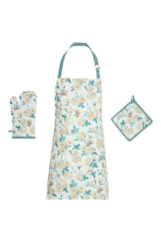 Ensemble Calme floral - Blanc