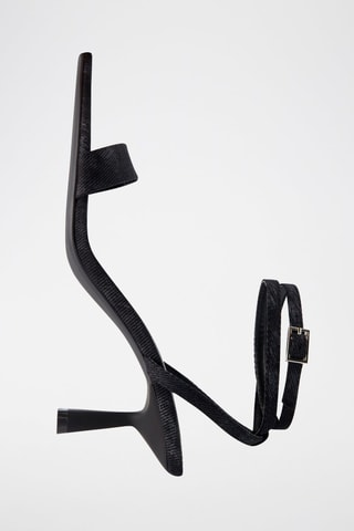 Sandales à talons - Noir