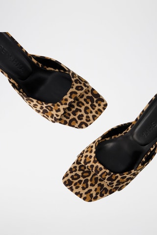 Mules à talons - Beige