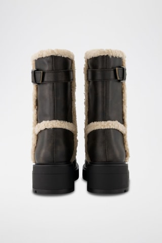 Bottines fourrées - Marron foncé