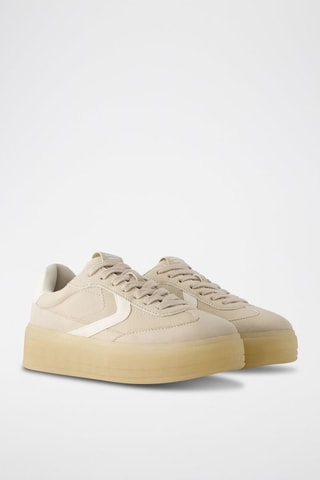 Baskets plateformes - Beige