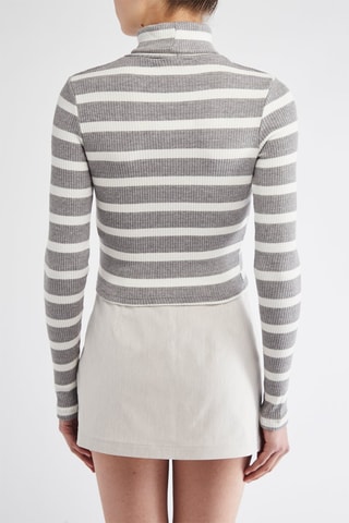 Pull - Gris et blanc