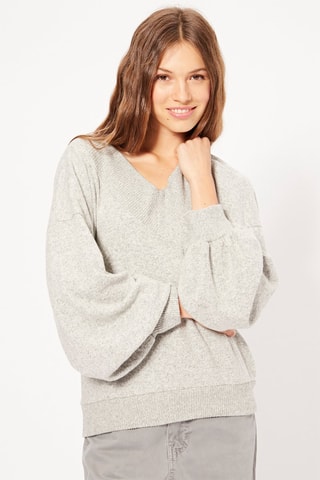 Pull - Gris clair chiné