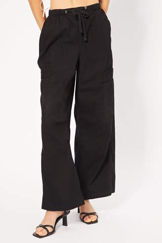 Pantalon parachute - Noir