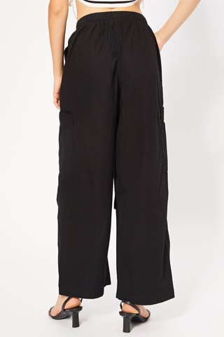 Pantalon parachute - Noir