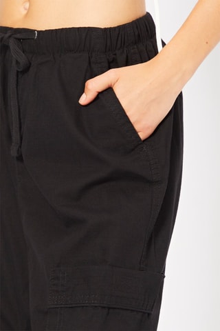Pantalon parachute - Noir