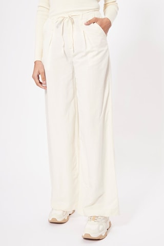 Pantalon wide legs en lin - Blanc